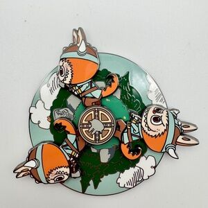 Pop Mart The Monsters Navigation Zimomo Rotating Fridge Magnet